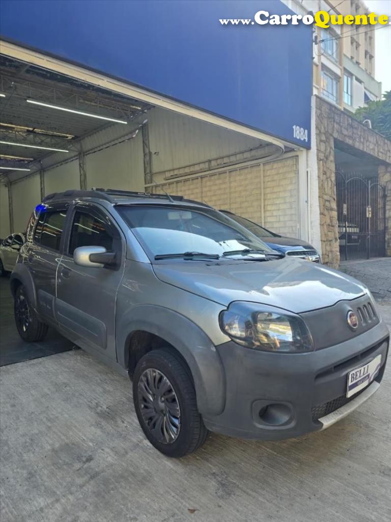 FIAT   UNO WAY 1.0 EVO FIRE FLEX 8V 5P   CINZA 2012 1.0 FLEX - Loja