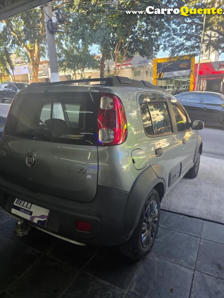 FIAT   UNO WAY 1.0 EVO FIRE FLEX 8V 5P   CINZA 2012 1.0 FLEX - Loja