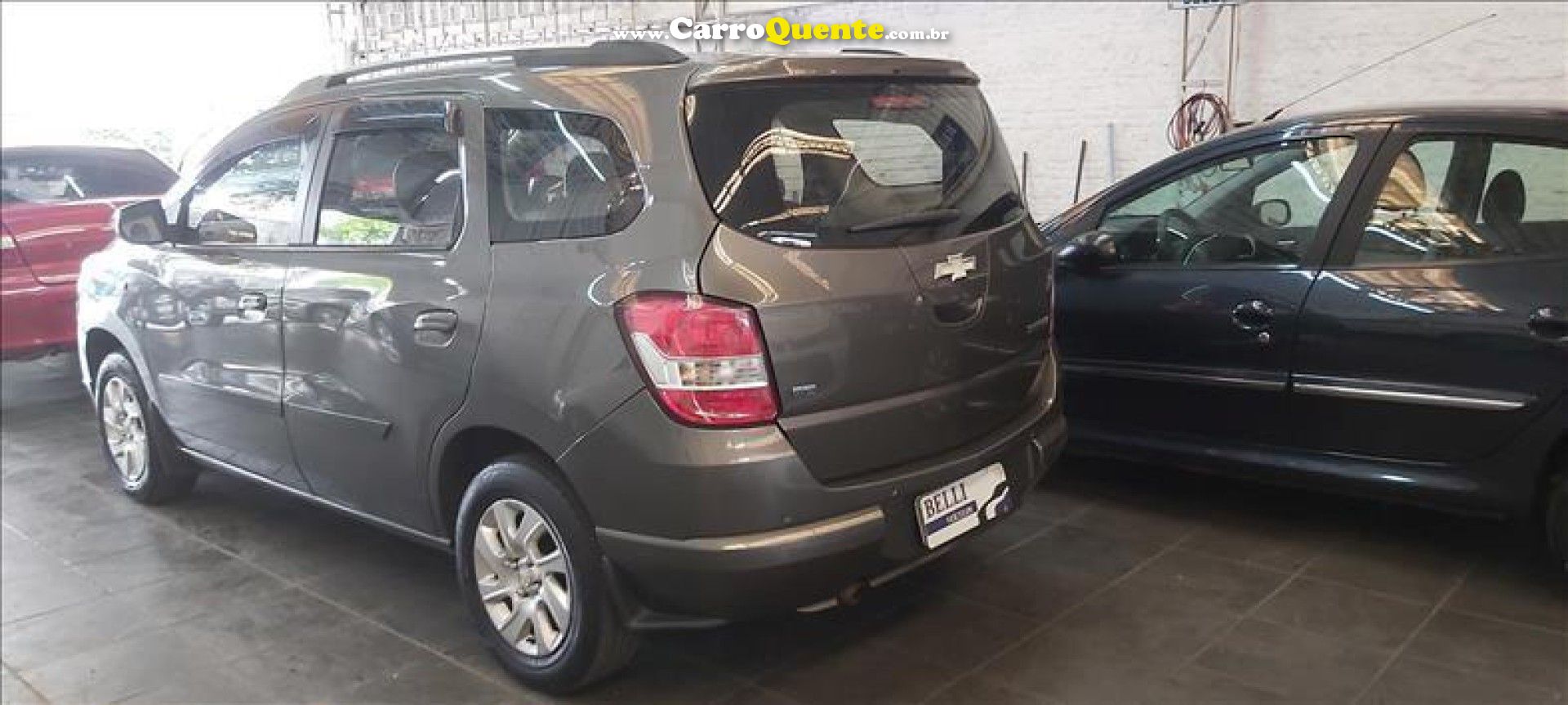 CHEVROLET   SPIN LTZ 1.8 8V ECONO.FLEX 5P AUT.   CINZA 2013 1.8 FLEX - Loja