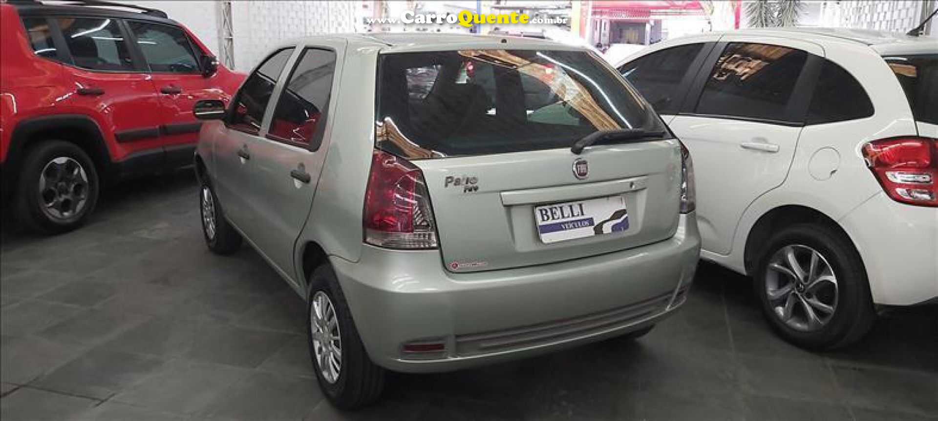 FIAT   PALIO 1.0 CEL. ECON.ITALIA F.FLEX 8V 4P   VERDE 2011 1.0 GASOLINA - Loja