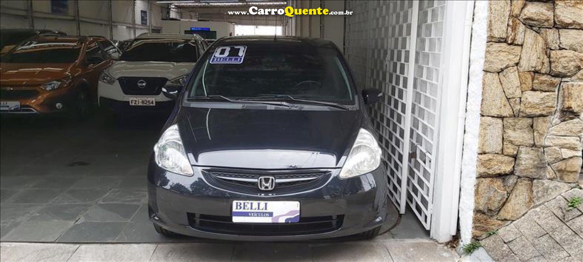 HONDA   FIT EXSEX 1.5 FLEXFLEXONE 16V 5P AUT.   PRETO 2007 1.5 GASOLINA - Loja