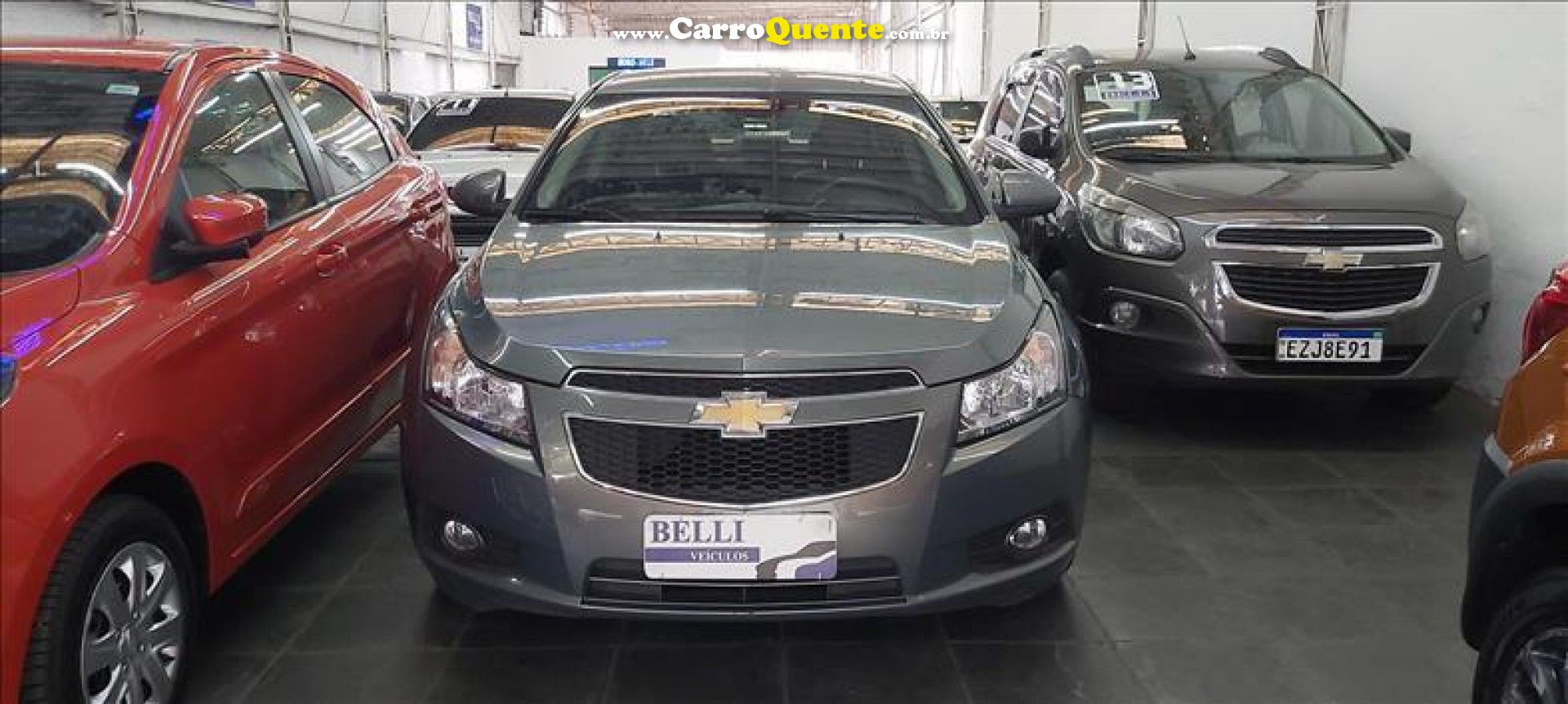 CHEVROLET   CRUZE LT 1.8 16V FLEXPOWER 4P AUT.   CINZA 2012 1.8 FLEX - Loja