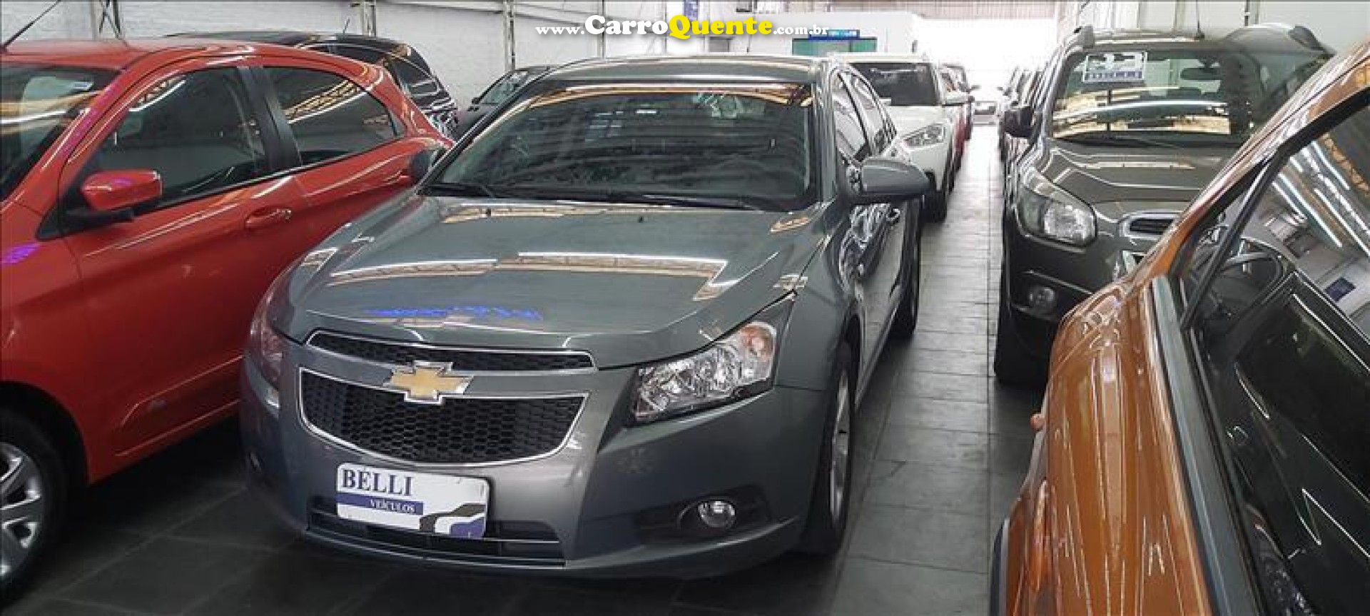 CHEVROLET   CRUZE LT 1.8 16V FLEXPOWER 4P AUT.   CINZA 2012 1.8 FLEX - Loja