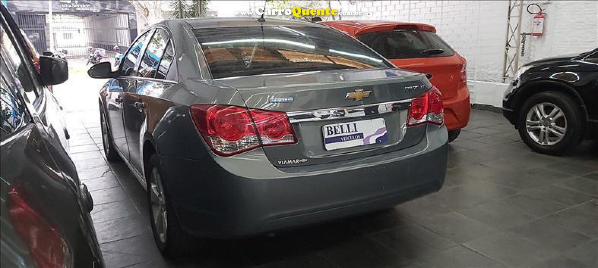 CHEVROLET   CRUZE LT 1.8 16V FLEXPOWER 4P AUT.   CINZA 2012 1.8 FLEX - Loja