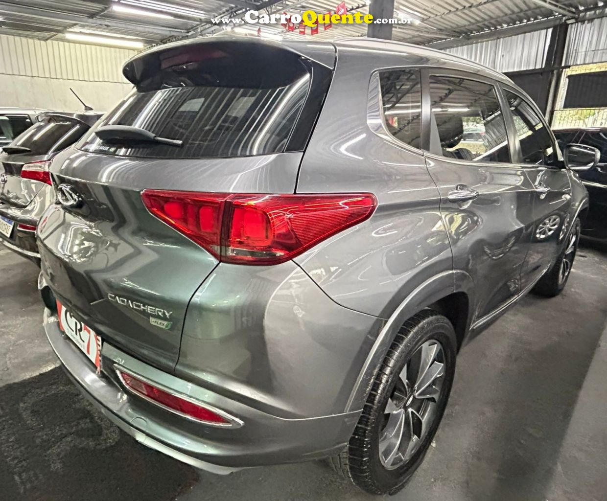 CHERY   TIGGO 7 TXS 1.5 16V TURBO FLEX AUT.   CINZA 2020 1.5 FLEX - Loja