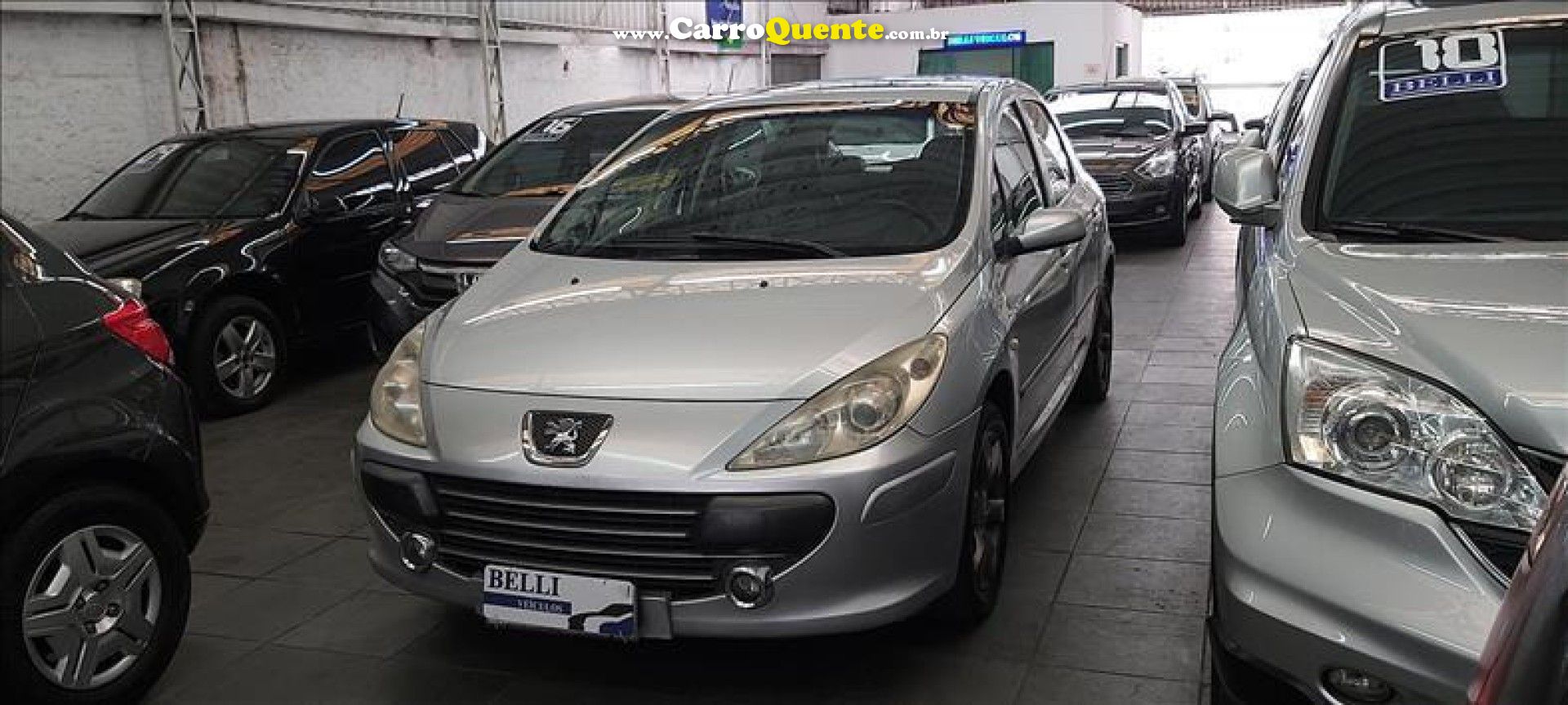 PEUGEOT   307 PRESENCE 2.0 FLEX 16V 5P AUT.   PRATA 2010 2.0 FLEX - Loja