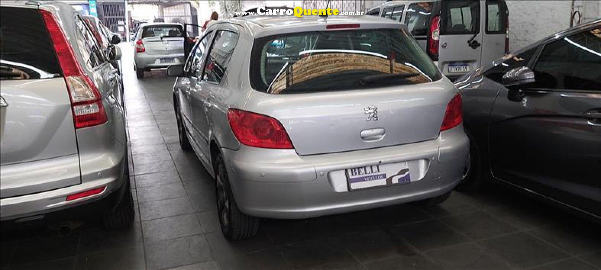 PEUGEOT   307 PRESENCE 2.0 FLEX 16V 5P AUT.   PRATA 2010 2.0 FLEX - Loja