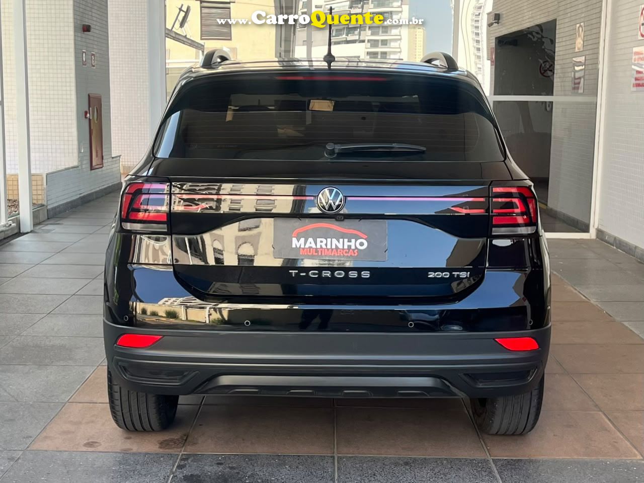 VOLKSWAGEN   TCROSS TURBO FLEX 2023 UNICA DONA PAINEL TFT MULTIMIDIA OTIMO ESTADO   PRETO 2023 1.0 FLEX - Loja