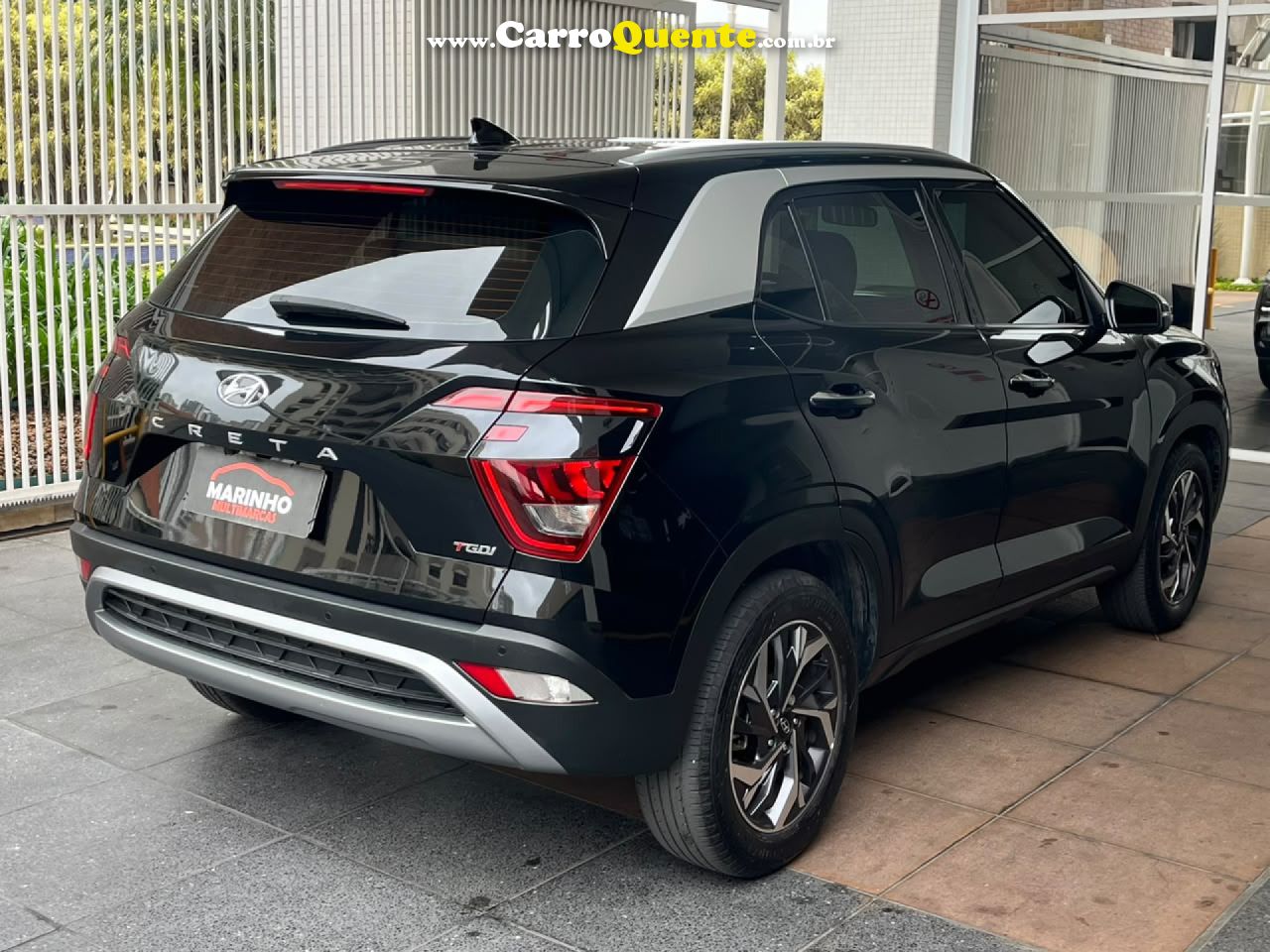 HYUNDAI   CRETA LIMITED TOP DE LINHA BAIXA KM GARANTIA DE FABRICA   PRETO 2023 1.0 FLEX - Loja
