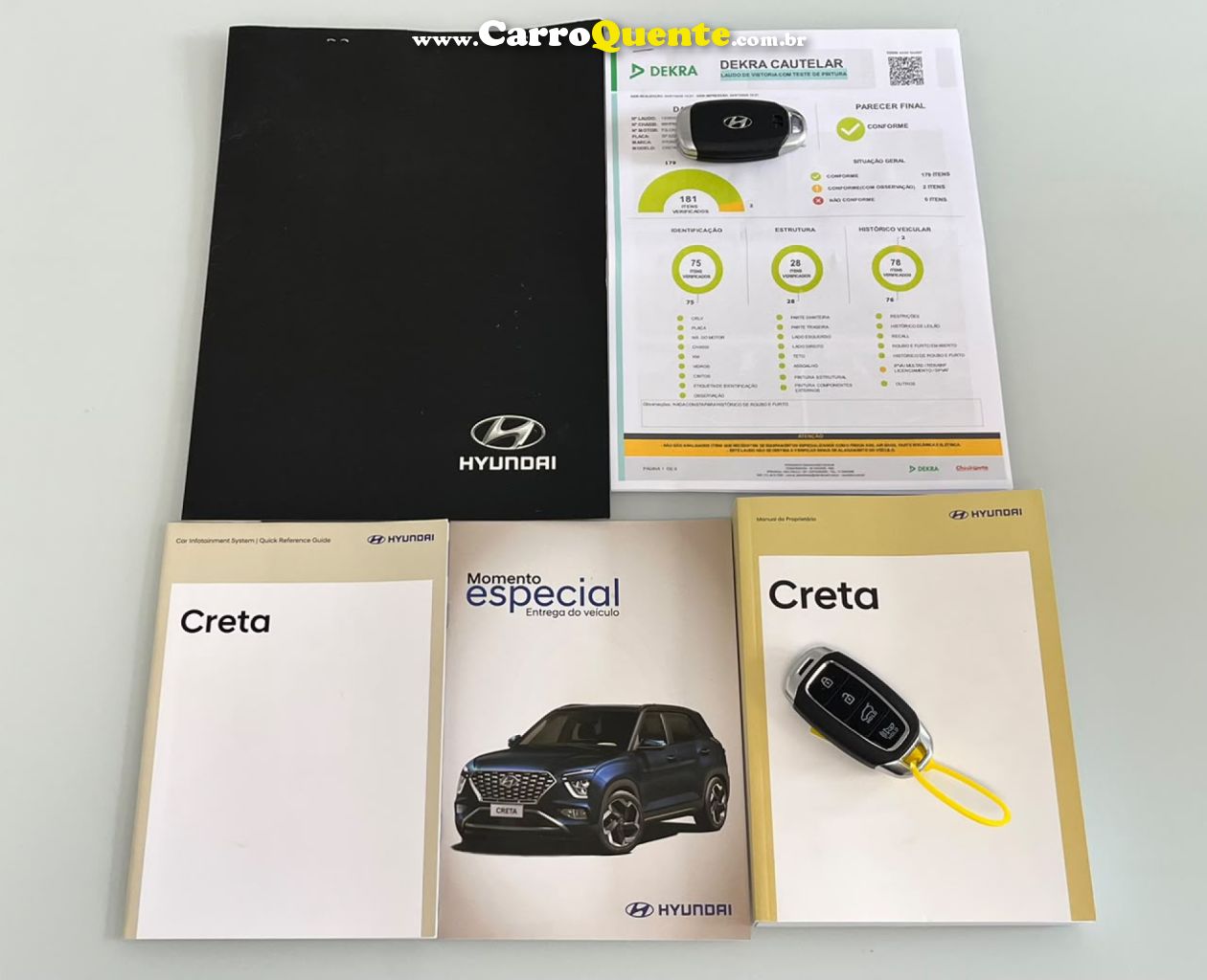HYUNDAI   CRETA LIMITED TOP DE LINHA BAIXA KM GARANTIA DE FABRICA   PRETO 2023 1.0 FLEX - Loja