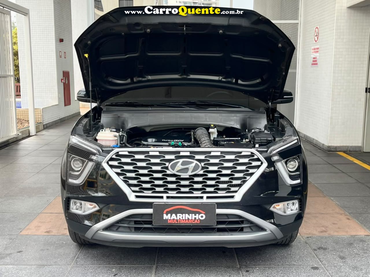 HYUNDAI   CRETA LIMITED TOP DE LINHA BAIXA KM GARANTIA DE FABRICA   PRETO 2023 1.0 FLEX - Loja