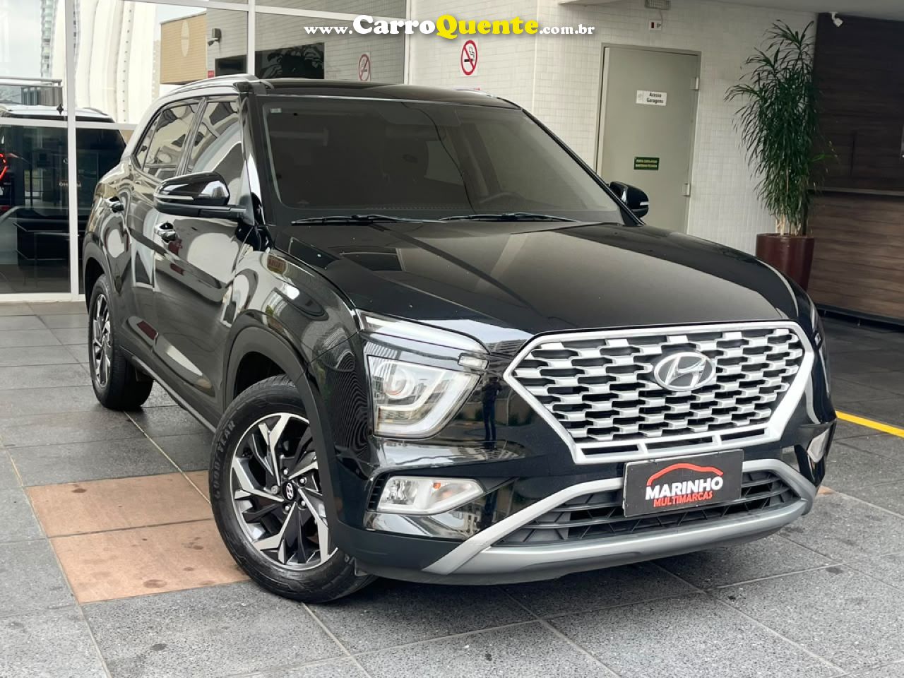 HYUNDAI   CRETA LIMITED TOP DE LINHA BAIXA KM GARANTIA DE FABRICA   PRETO 2023 1.0 FLEX - Loja