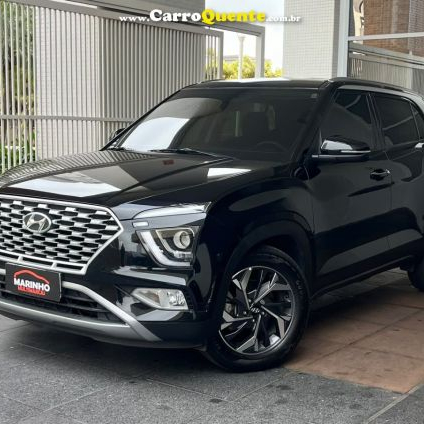 HYUNDAI   CRETA LIMITED TOP DE LINHA BAIXA KM GARANTIA DE FABRICA   PRETO 2023 1.0 FLEX