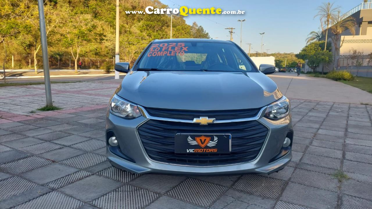 CHEVROLET   ONIX HATCH LT 1.0 8V FLEXPOWER 5P MEC.   PRATA 2025 1.0 FLEX - Loja