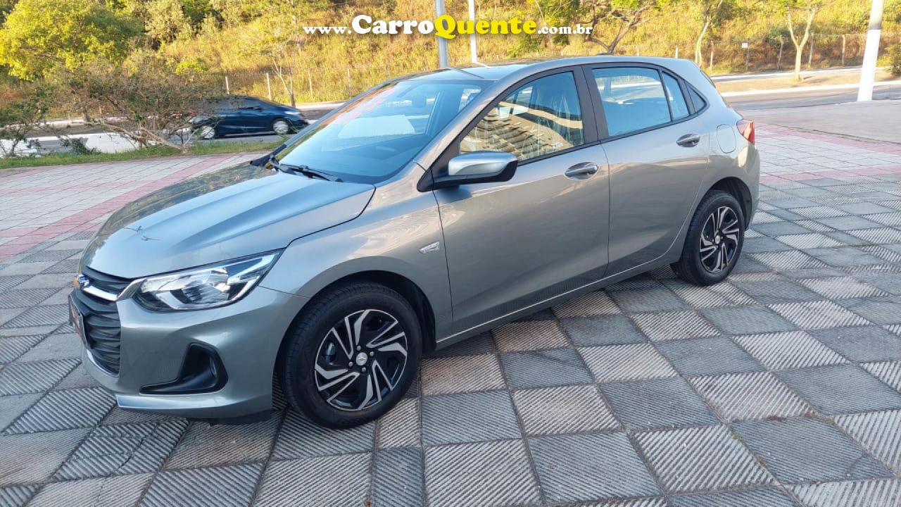 CHEVROLET   ONIX HATCH LT 1.0 8V FLEXPOWER 5P MEC.   PRATA 2025 1.0 FLEX - Loja
