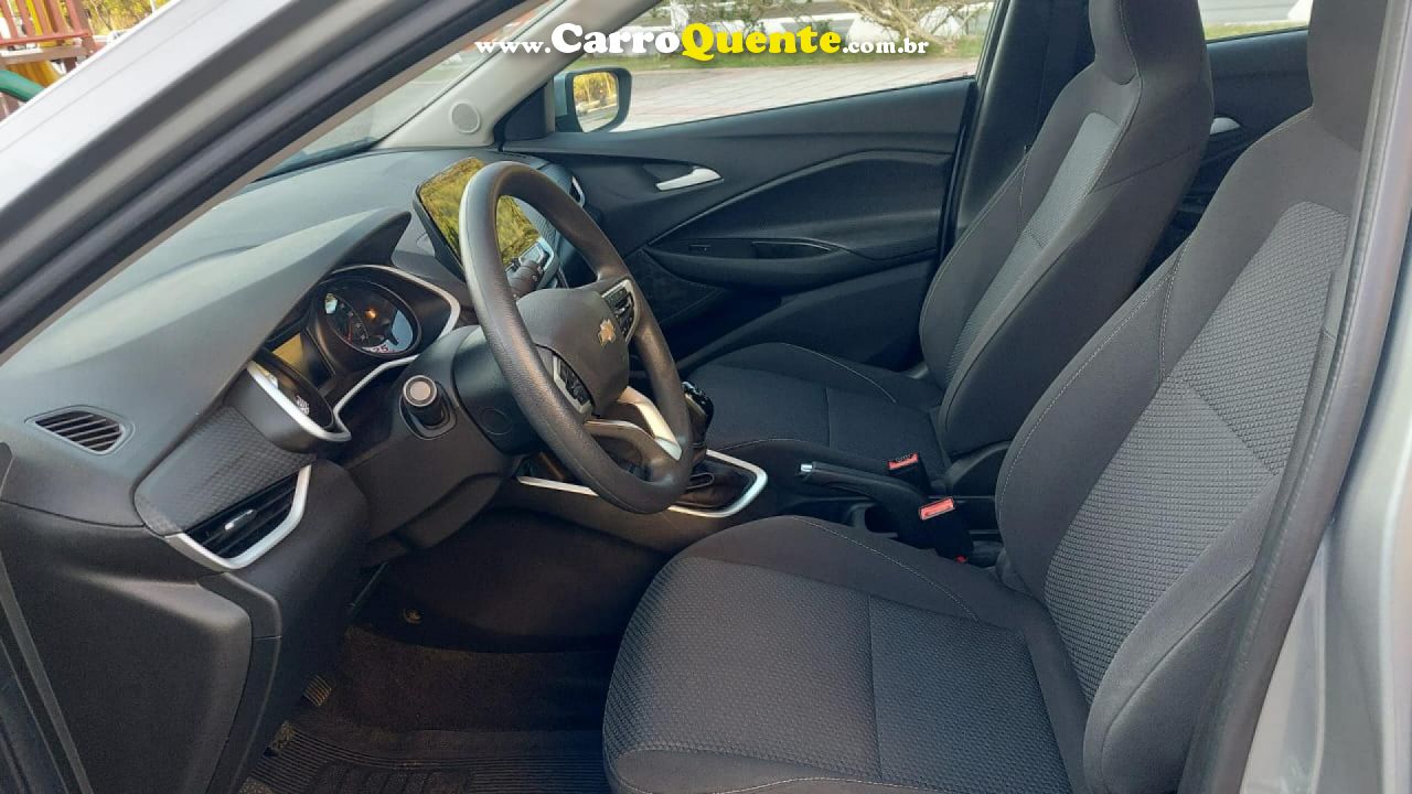 CHEVROLET   ONIX HATCH LT 1.0 8V FLEXPOWER 5P MEC.   PRATA 2025 1.0 FLEX - Loja