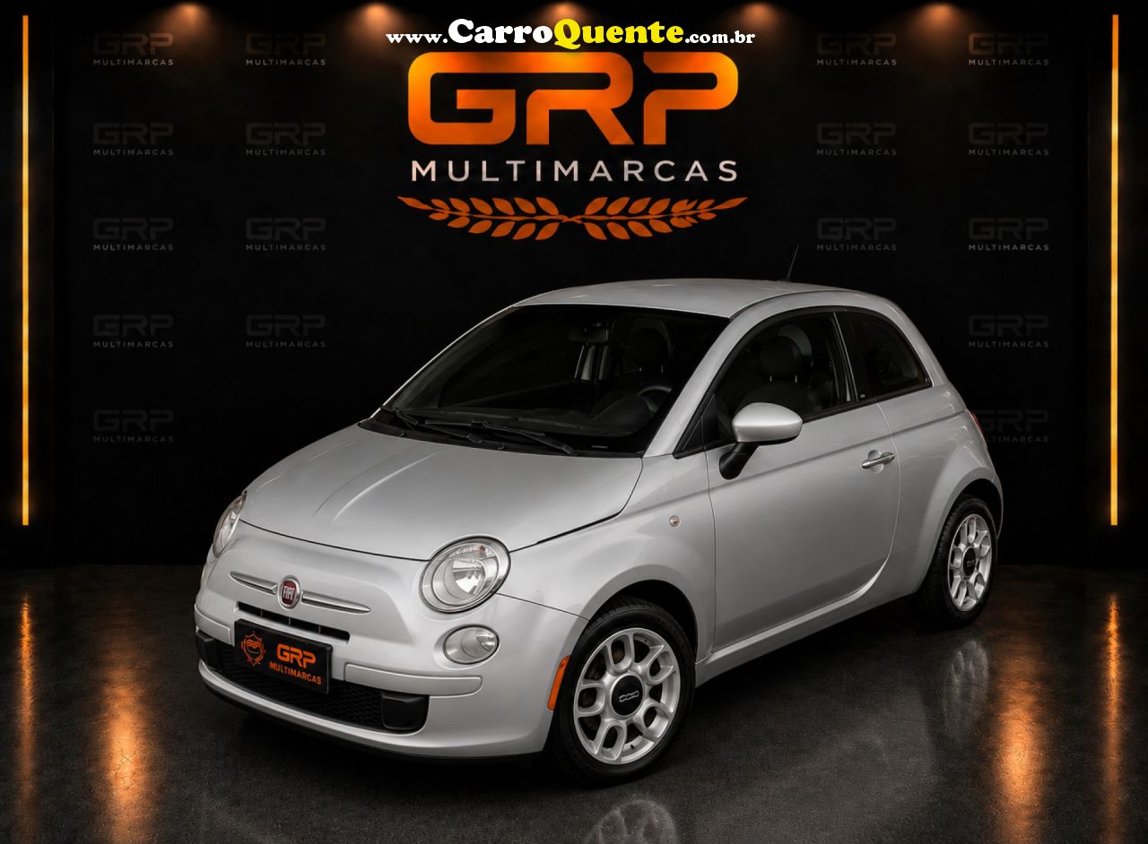 FIAT   500 CULT 1.4 FLEX 8V EVO MEC.   PRATA 2012 1.4 FLEX - Loja