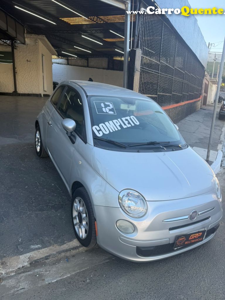 FIAT   500 CULT 1.4 FLEX 8V EVO MEC.   PRATA 2012 1.4 FLEX - Loja