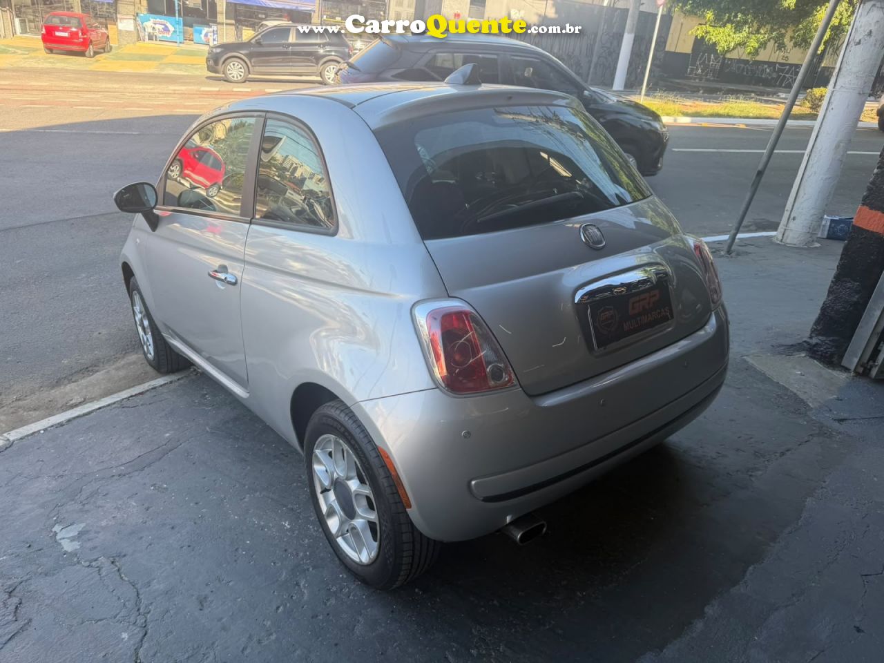 FIAT   500 CULT 1.4 FLEX 8V EVO MEC.   PRATA 2012 1.4 FLEX - Loja