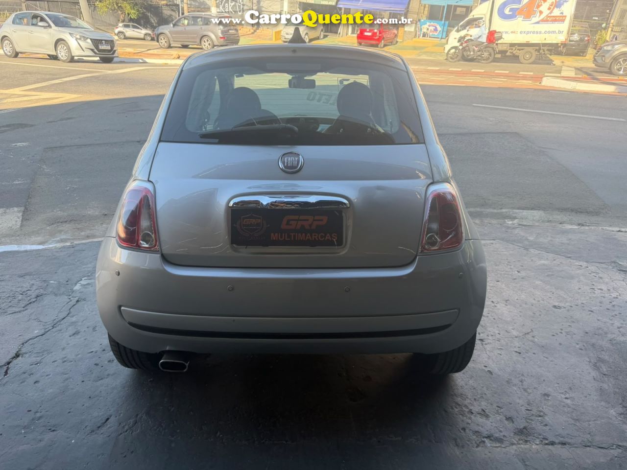 FIAT   500 CULT 1.4 FLEX 8V EVO MEC.   PRATA 2012 1.4 FLEX - Loja