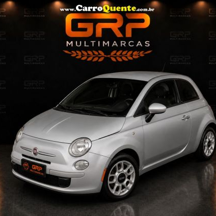 FIAT   500 CULT 1.4 FLEX 8V EVO MEC.   PRATA 2012 1.4 FLEX