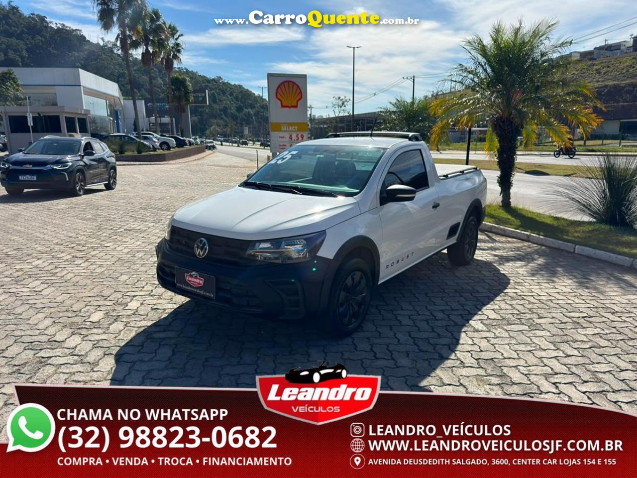 VOLKSWAGEN   SAVEIRO 1.6 MI TOTAL FLEX 8V CE   BRANCO 2025 1.6 FLEX - Loja