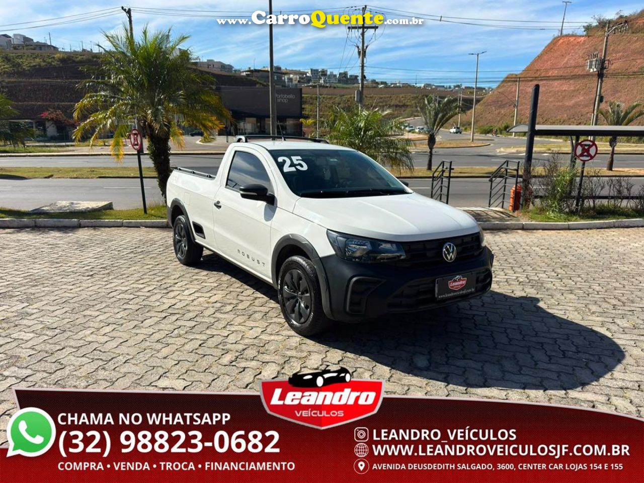 VOLKSWAGEN   SAVEIRO 1.6 MI TOTAL FLEX 8V CE   BRANCO 2025 1.6 FLEX - Loja
