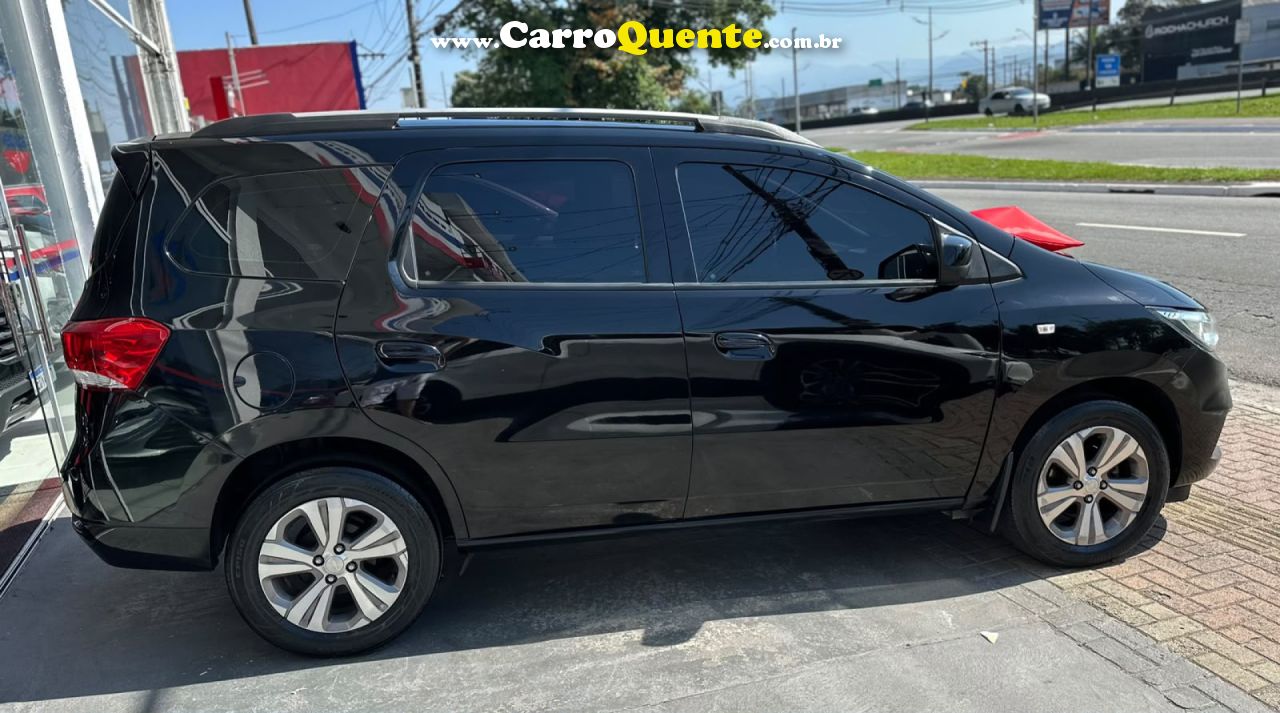 CHEVROLET   SPIN PREMIER 1.8 8V ECONO.FLEX 5P AUT.   PRETO 2023 1.8 FLEX - Loja