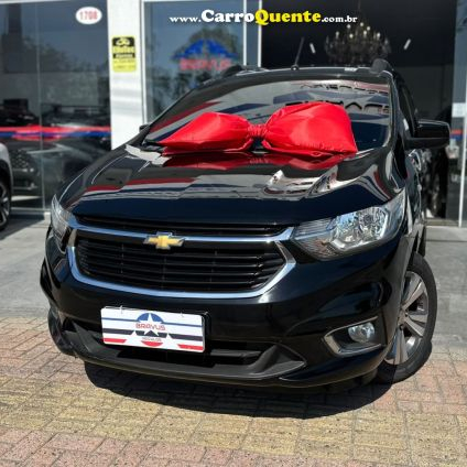 CHEVROLET   SPIN PREMIER 1.8 8V ECONO.FLEX 5P AUT.   PRETO 2023 1.8 FLEX