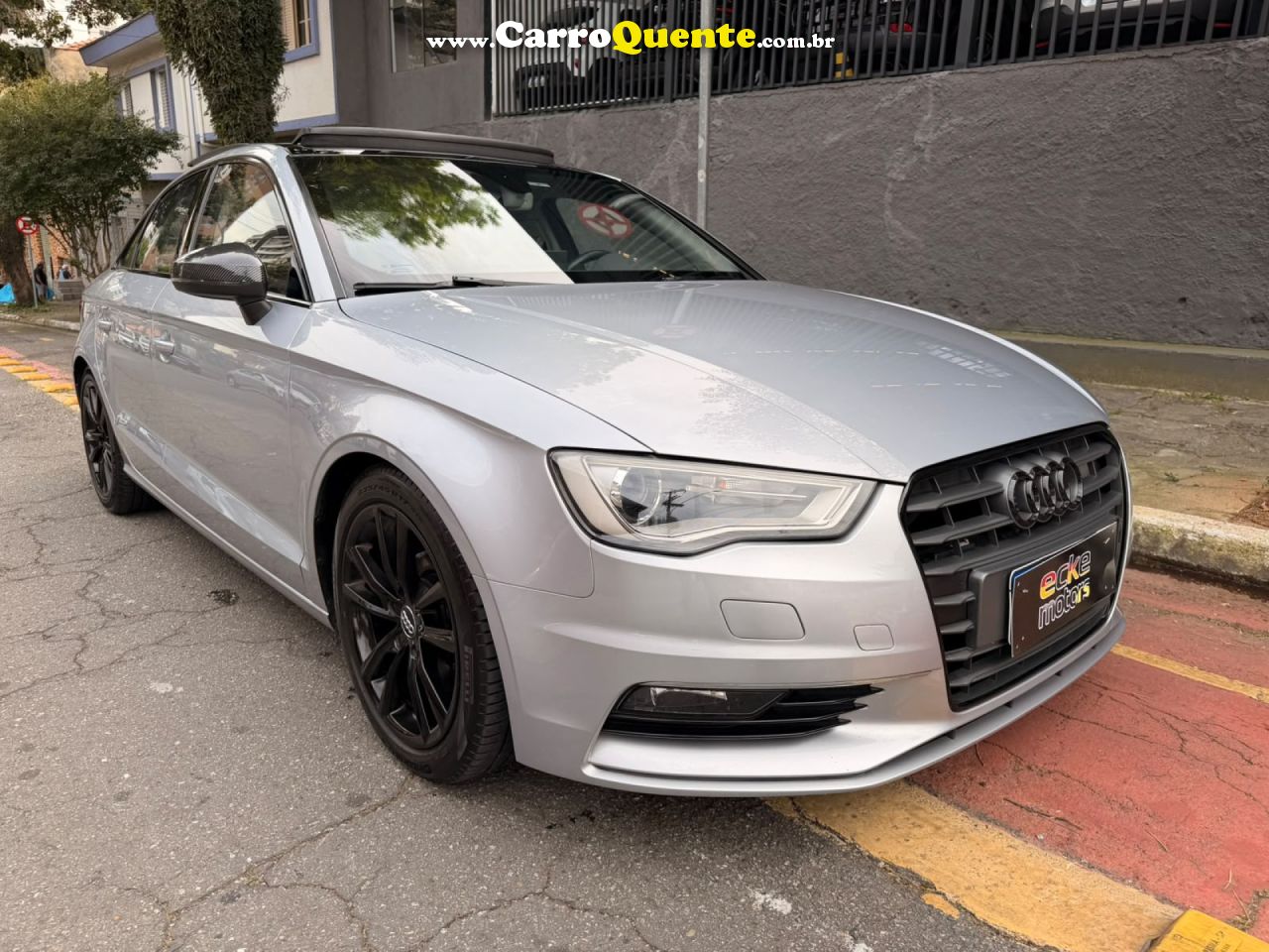 AUDI   A3 SED. AMBITION 2.0 TSFI 220CV S-TRONIC   PRATA 2016 2.0 GASOLINA - Loja