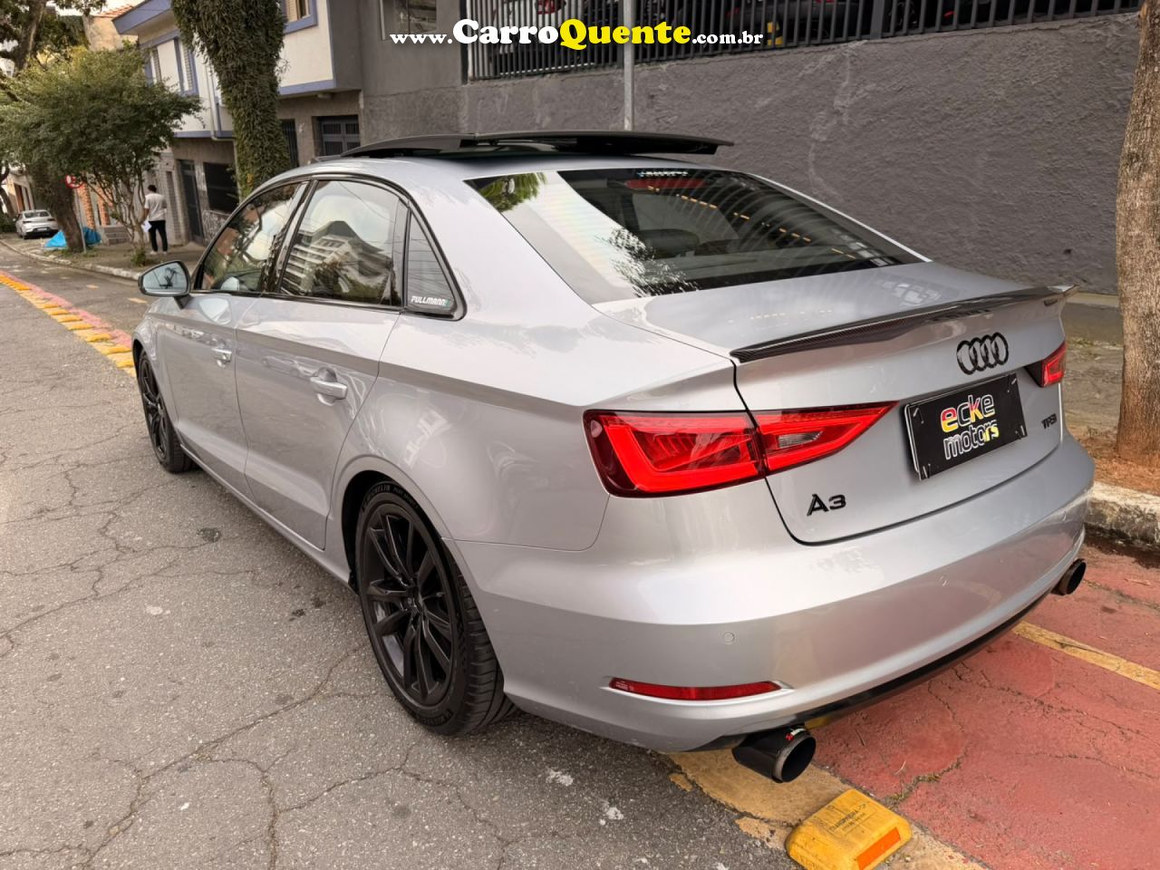 AUDI   A3 SED. AMBITION 2.0 TSFI 220CV S-TRONIC   PRATA 2016 2.0 GASOLINA - Loja