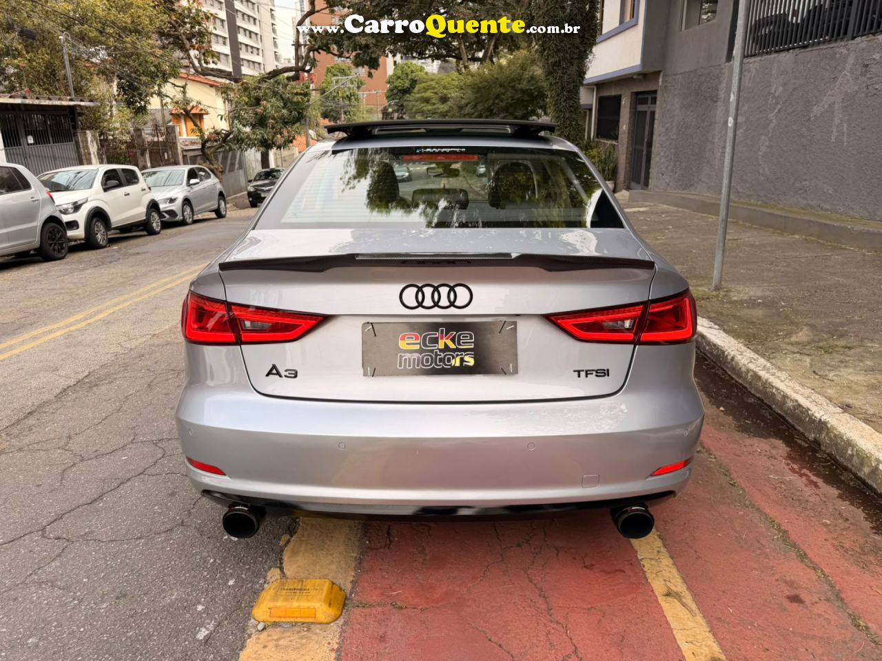 AUDI   A3 SED. AMBITION 2.0 TSFI 220CV S-TRONIC   PRATA 2016 2.0 GASOLINA - Loja