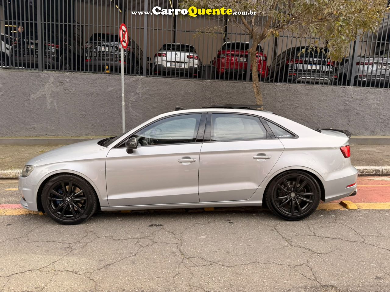 AUDI   A3 SED. AMBITION 2.0 TSFI 220CV S-TRONIC   PRATA 2016 2.0 GASOLINA - Loja