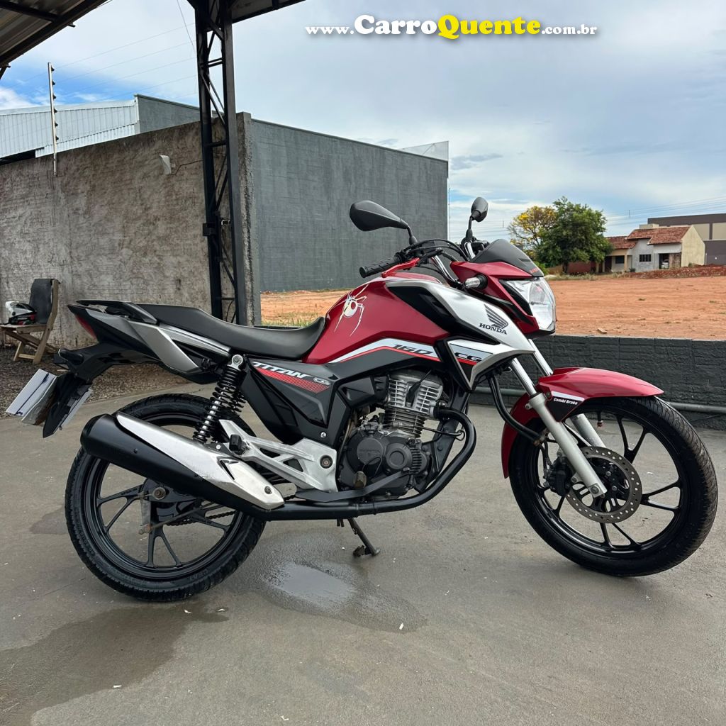 HONDA   CG 160 TITAN FLEXONEED.ESPECIAL 40 ANOS   VERMELHO 2024 160 GASOLINA - Loja