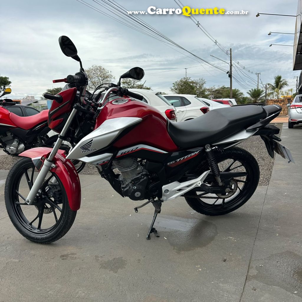 HONDA   CG 160 TITAN FLEXONEED.ESPECIAL 40 ANOS   VERMELHO 2024 160 GASOLINA - Loja