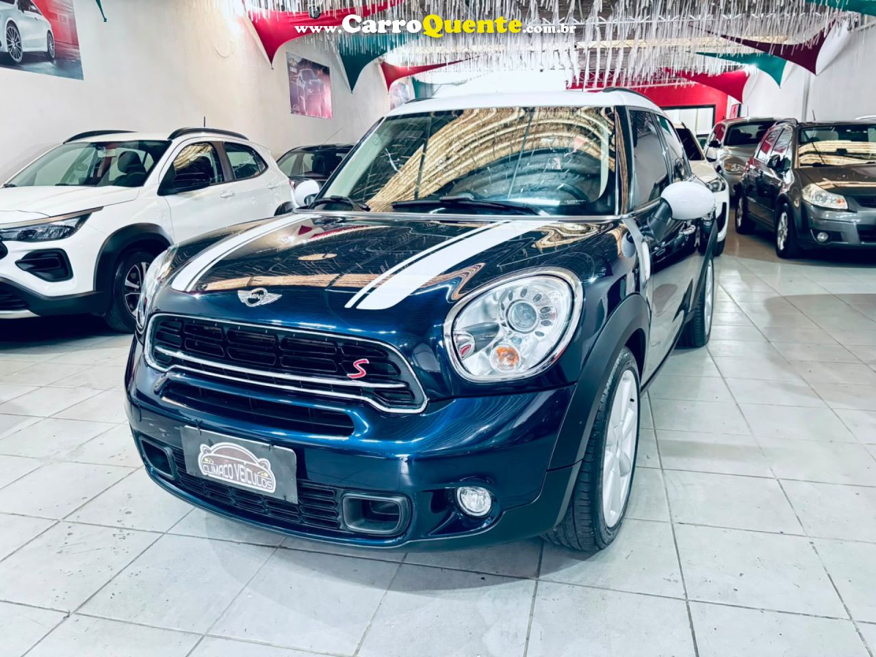 MINI   COOPER COUNTRYMAN S 1.6 AUT.   AZUL 2016 1.6 GASOLINA - Loja