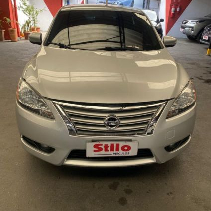 NISSAN   SENTRA SL 2.0 2.0 FLEX FUEL 16V AUT.   PRATA 2015 2.0 FLEX
