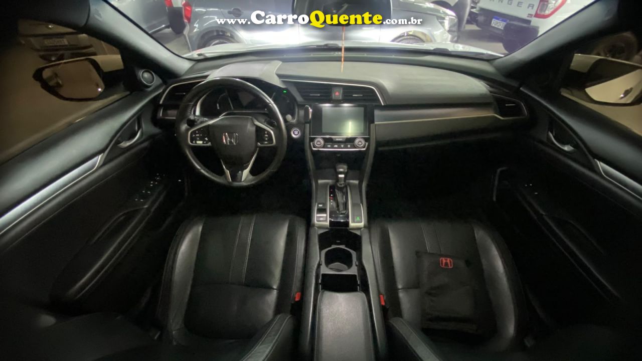 HONDA   CIVIC SEDAN TOURING 1.5 TURBO 16V AUT.4P   BRANCO 2017 1.5 GASOLINA - Loja