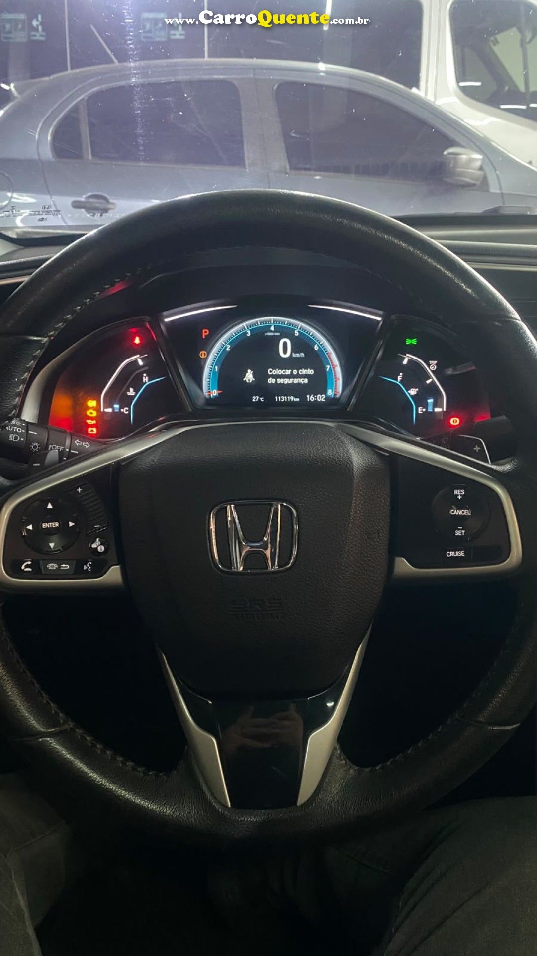 HONDA   CIVIC SEDAN TOURING 1.5 TURBO 16V AUT.4P   BRANCO 2017 1.5 GASOLINA - Loja