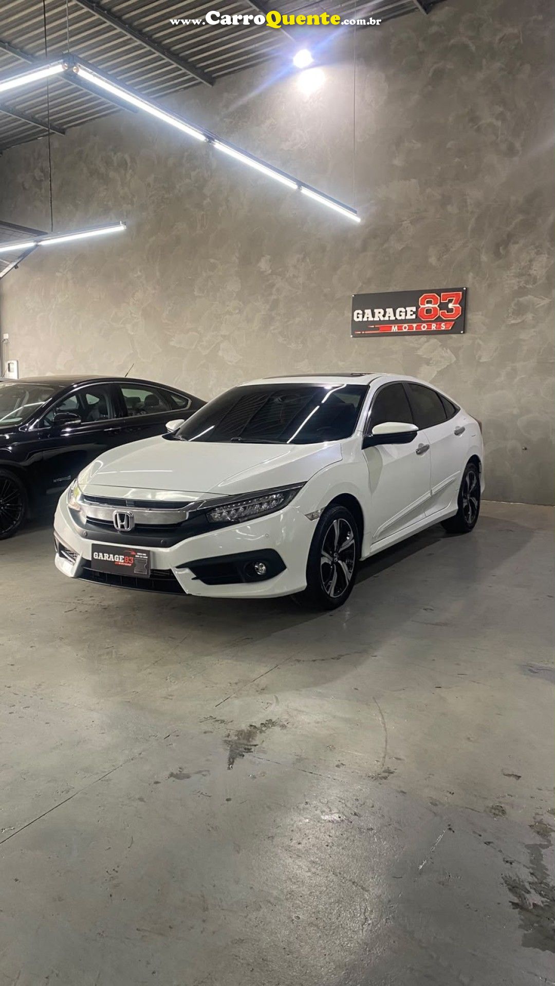 HONDA   CIVIC SEDAN TOURING 1.5 TURBO 16V AUT.4P   BRANCO 2017 1.5 GASOLINA - Loja