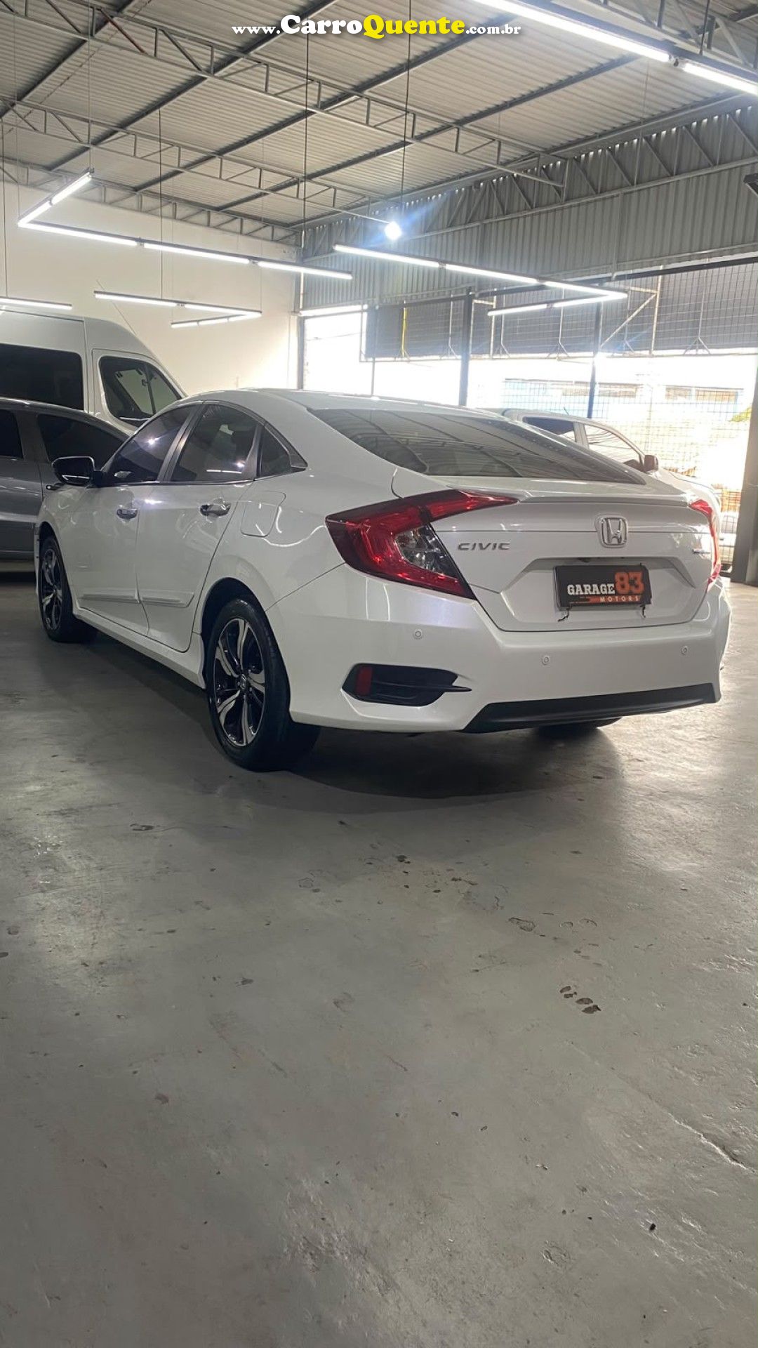 HONDA   CIVIC SEDAN TOURING 1.5 TURBO 16V AUT.4P   BRANCO 2017 1.5 GASOLINA - Loja