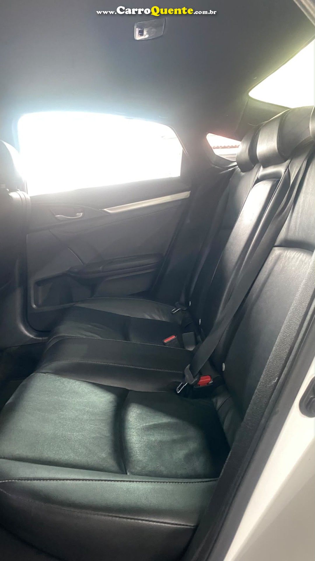 HONDA   CIVIC SEDAN TOURING 1.5 TURBO 16V AUT.4P   BRANCO 2017 1.5 GASOLINA - Loja