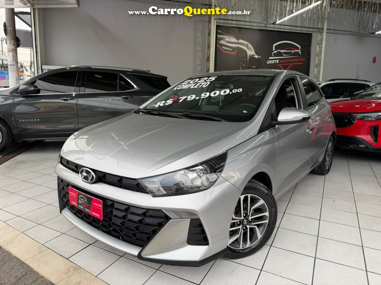 HYUNDAI   HB20 LIMITED PLUS1.0 FLEX 12V MEC.   PRATA 2025 1.0 FLEX - Loja