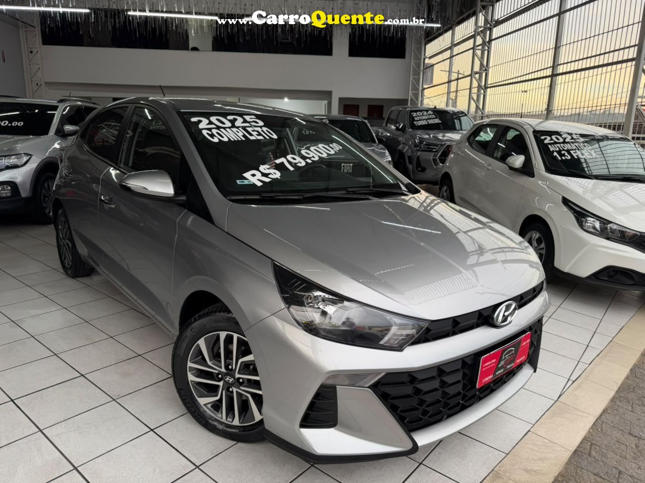 HYUNDAI   HB20 LIMITED PLUS1.0 FLEX 12V MEC.   PRATA 2025 1.0 FLEX - Loja