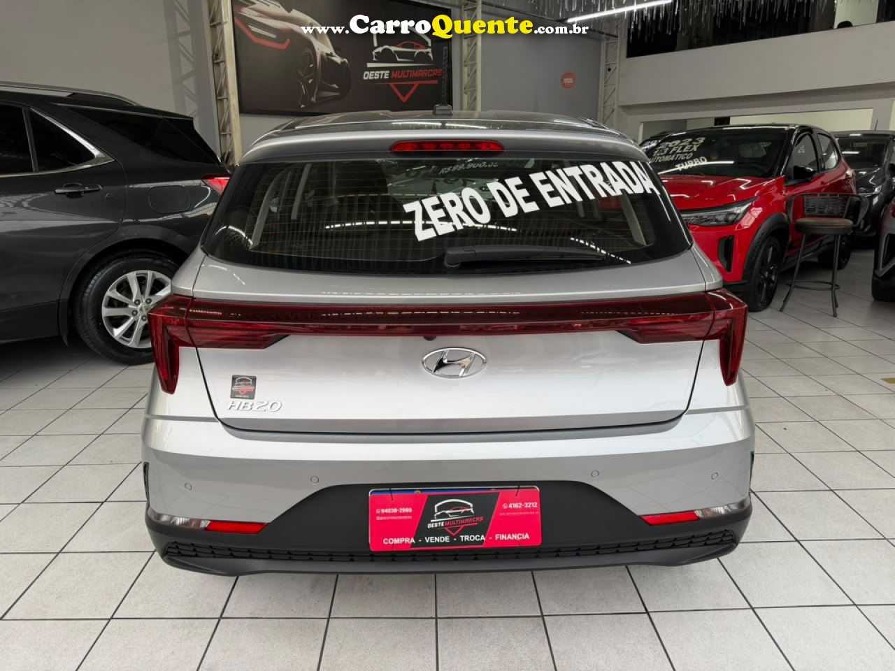 HYUNDAI   HB20 LIMITED PLUS1.0 FLEX 12V MEC.   PRATA 2025 1.0 FLEX - Loja