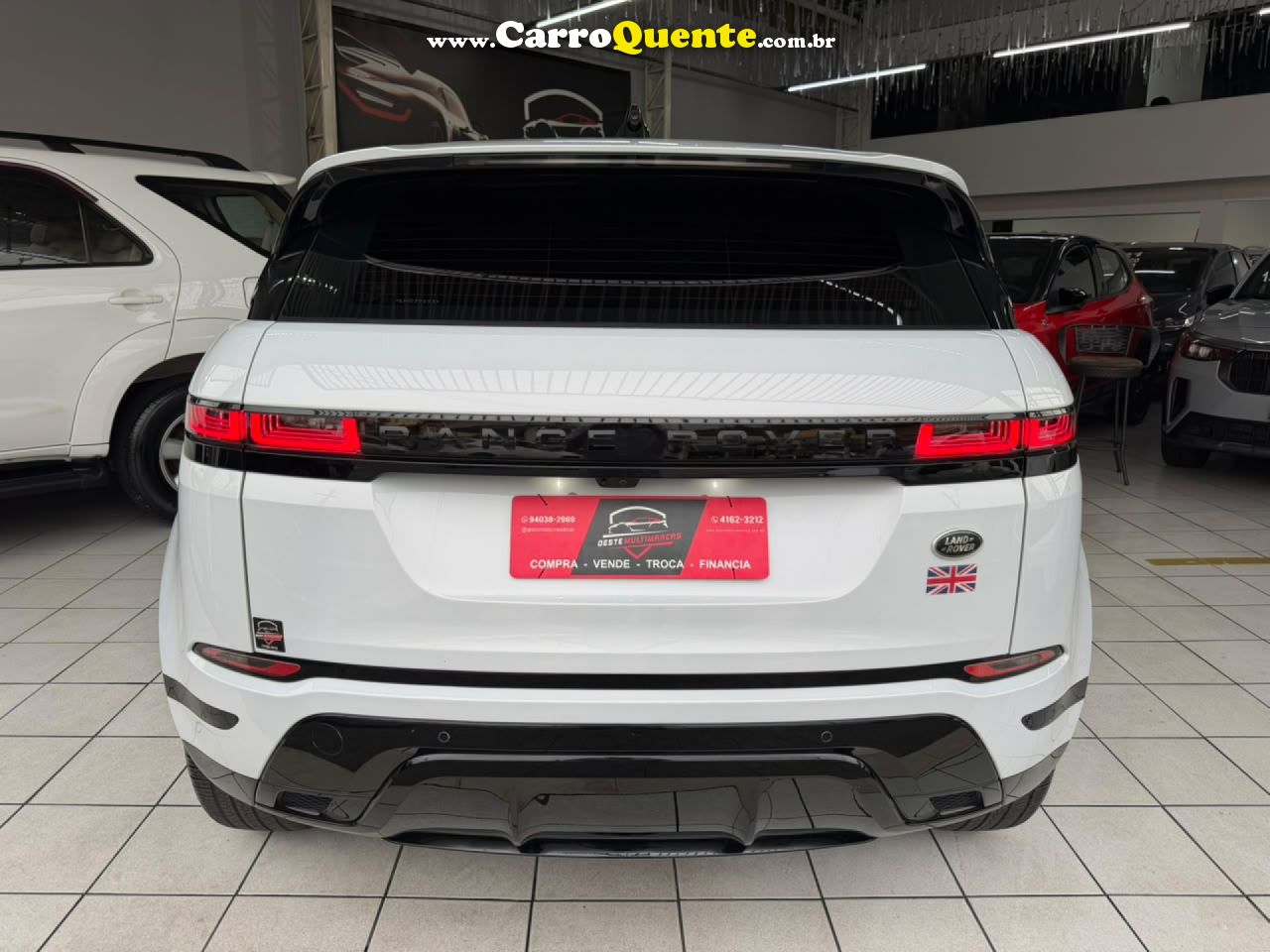 LAND ROVER   RANGE R.EVOQUE SI4 HSE DYN. 2.0FLEX AUT   BRANCO 2020 2.0 GASOLINA - Loja