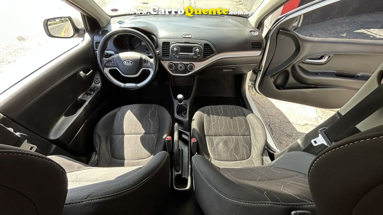 KIA   PICANTO EX 1.11.0 1.0 FLEX MEC.   BRANCO 2013 1.0 FLEX - Loja