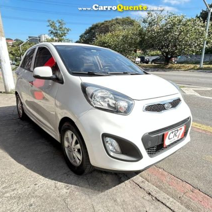 KIA   PICANTO EX 1.11.0 1.0 FLEX MEC.   BRANCO 2013 1.0 FLEX