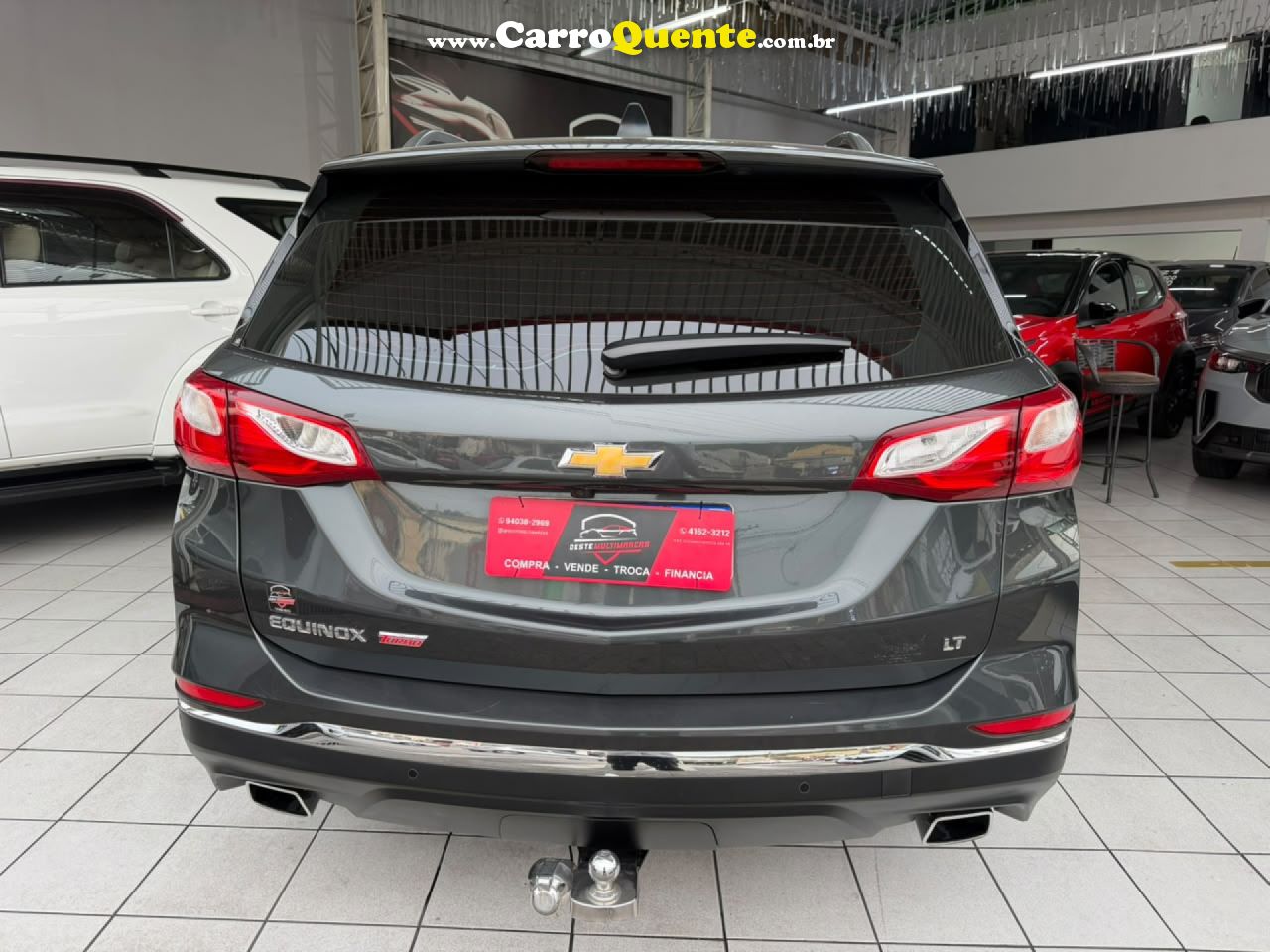 CHEVROLET   EQUINOX LT 2.0 TURBO 262CV AUT.   CINZA 2019 2.0 GASOLINA - Loja