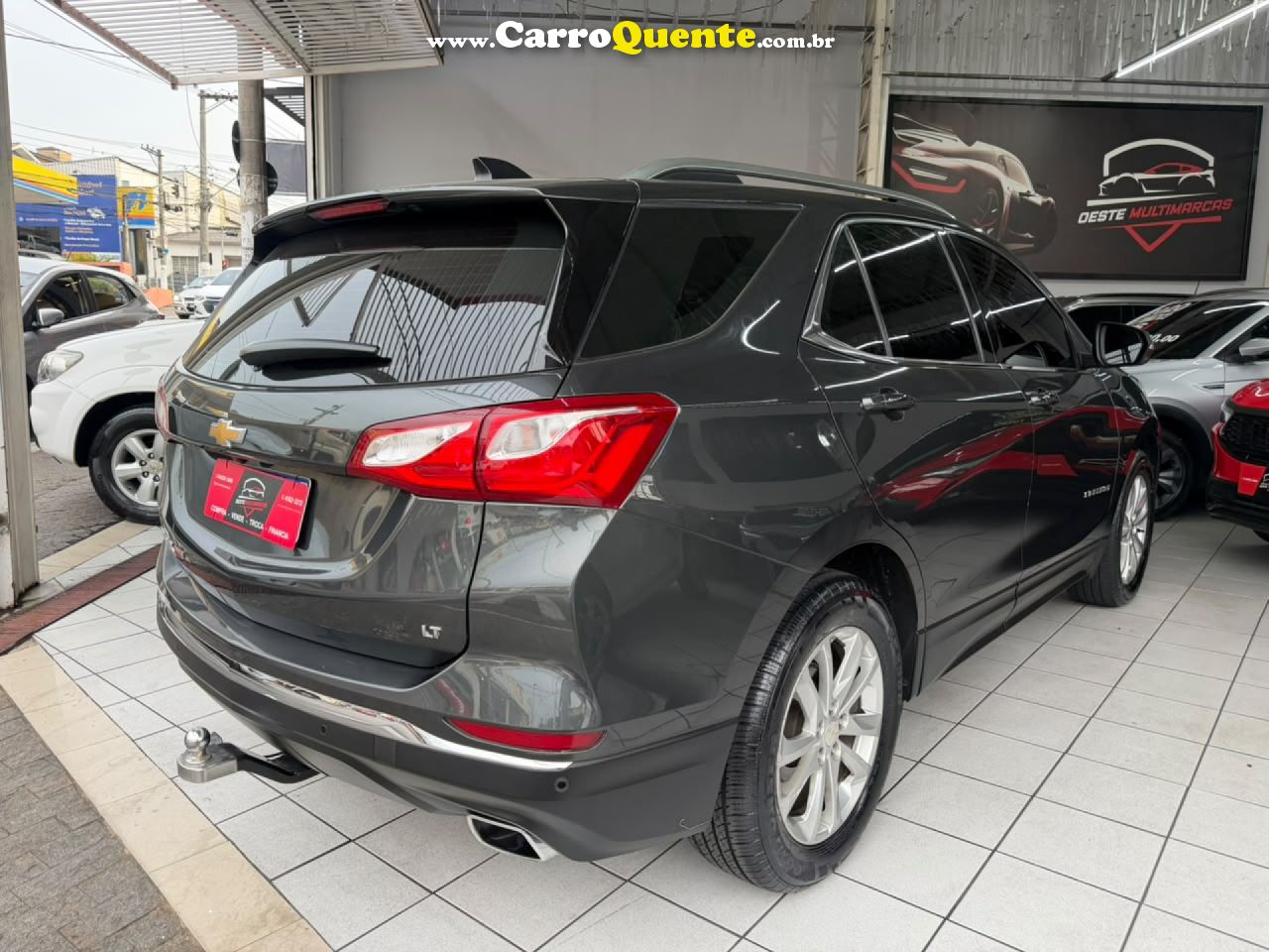 CHEVROLET   EQUINOX LT 2.0 TURBO 262CV AUT.   CINZA 2019 2.0 GASOLINA - Loja